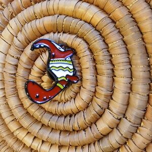 5/$25 NEW Dinosaur in a Sweater Enamel Pin